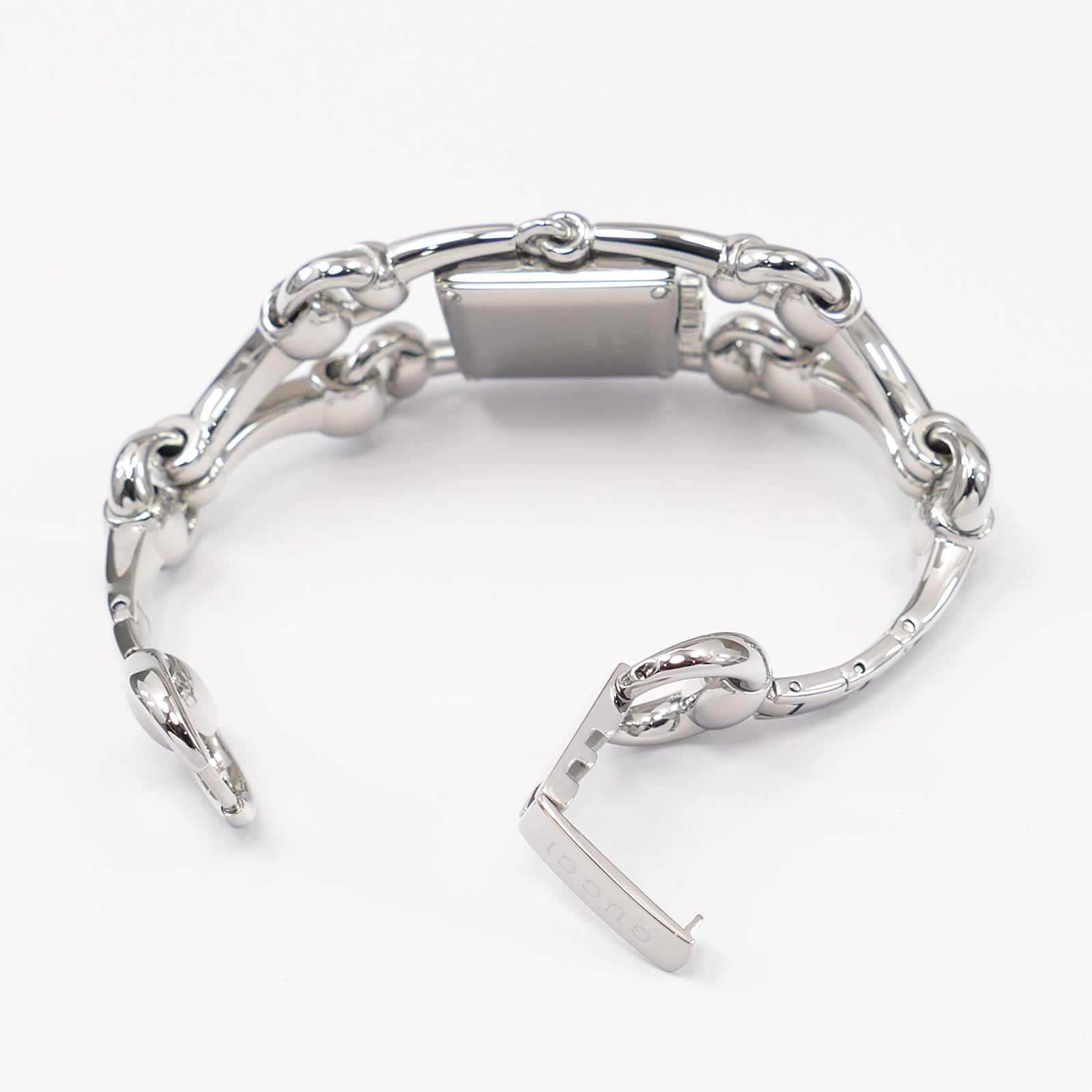 Gucci Signoria 116.5 stainless steel bangle clip