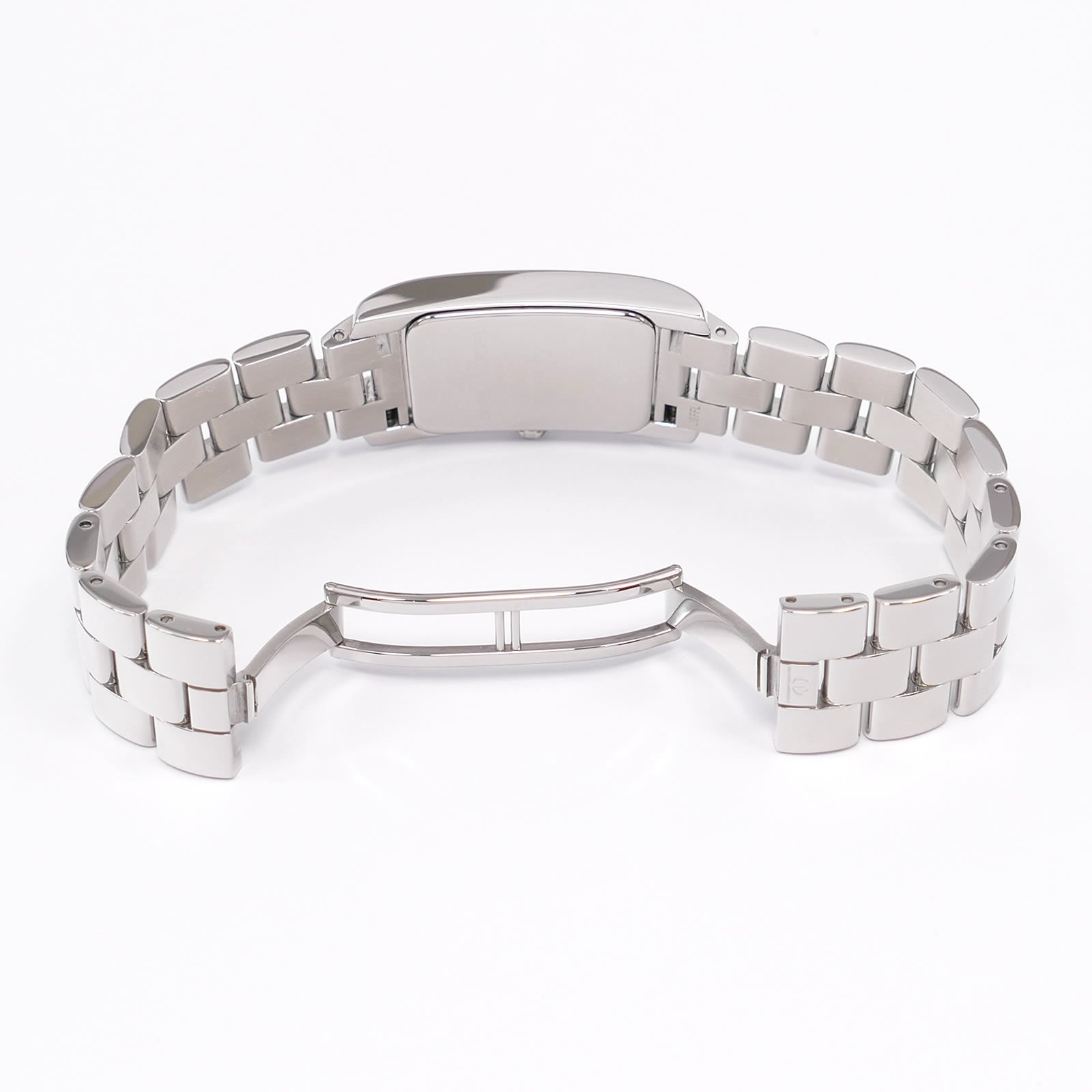 Baume & Mercier Hampton MV045063 stainless steel bi folding clasp