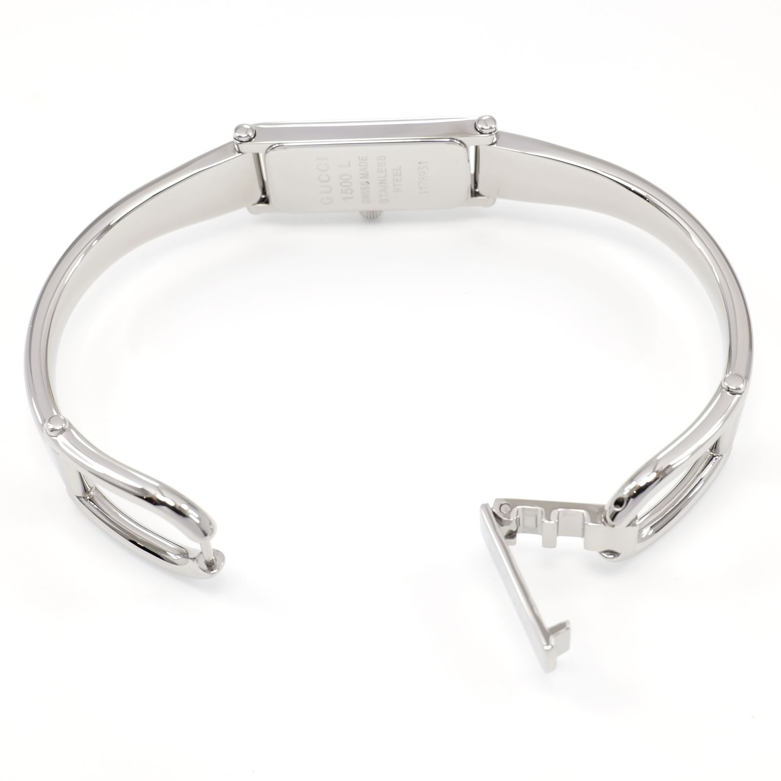 Gucci 1500L stainless steel bangle clip