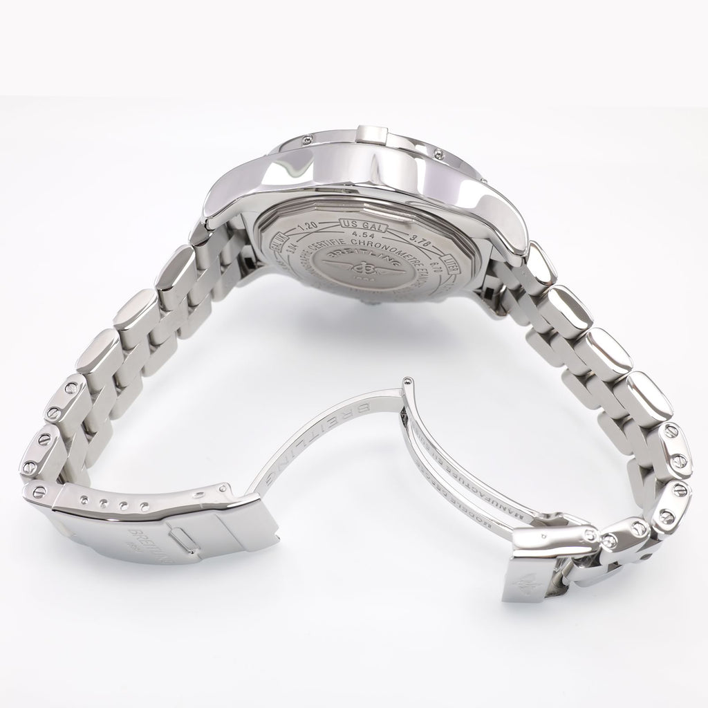 Breitling Super Avenger A13370 stainless steel folding clasp
