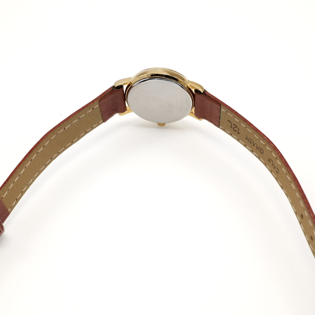 Longines Présence L4.220.2 brown leather strap two piece