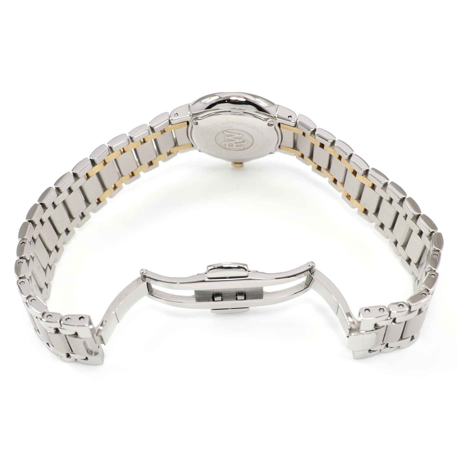 Raymond Weil Othello 2320 stainless steel bi folding clasp