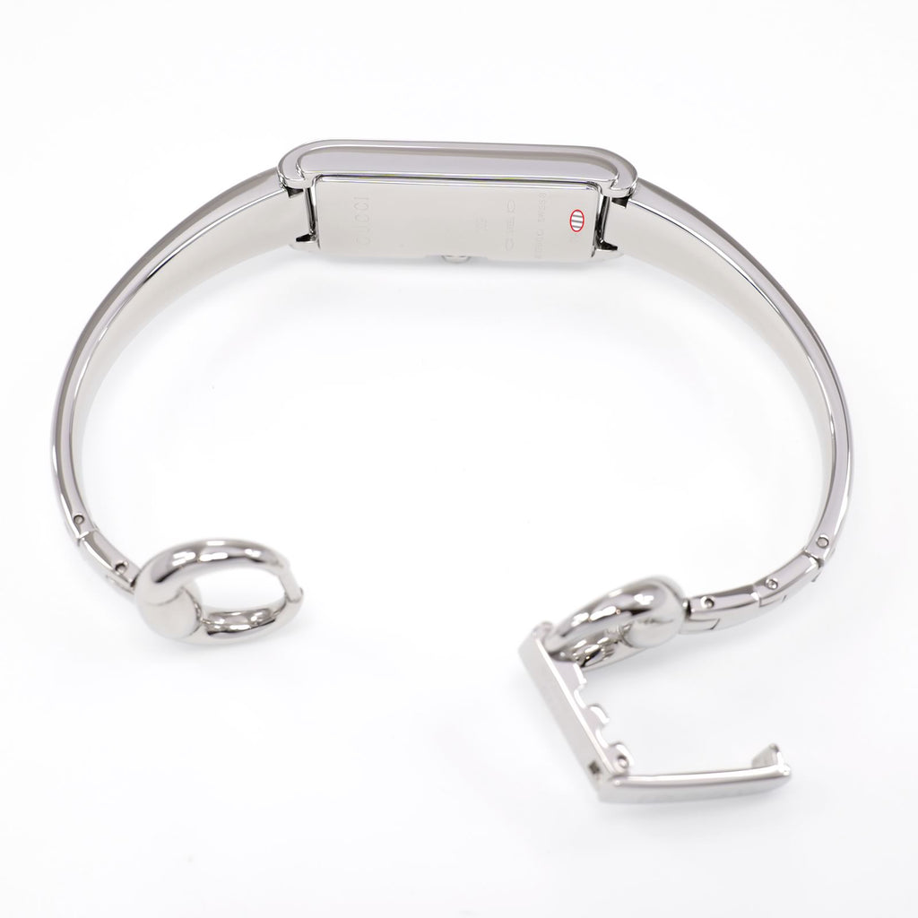 Gucci G-Line 109 stainless steel bangle clip