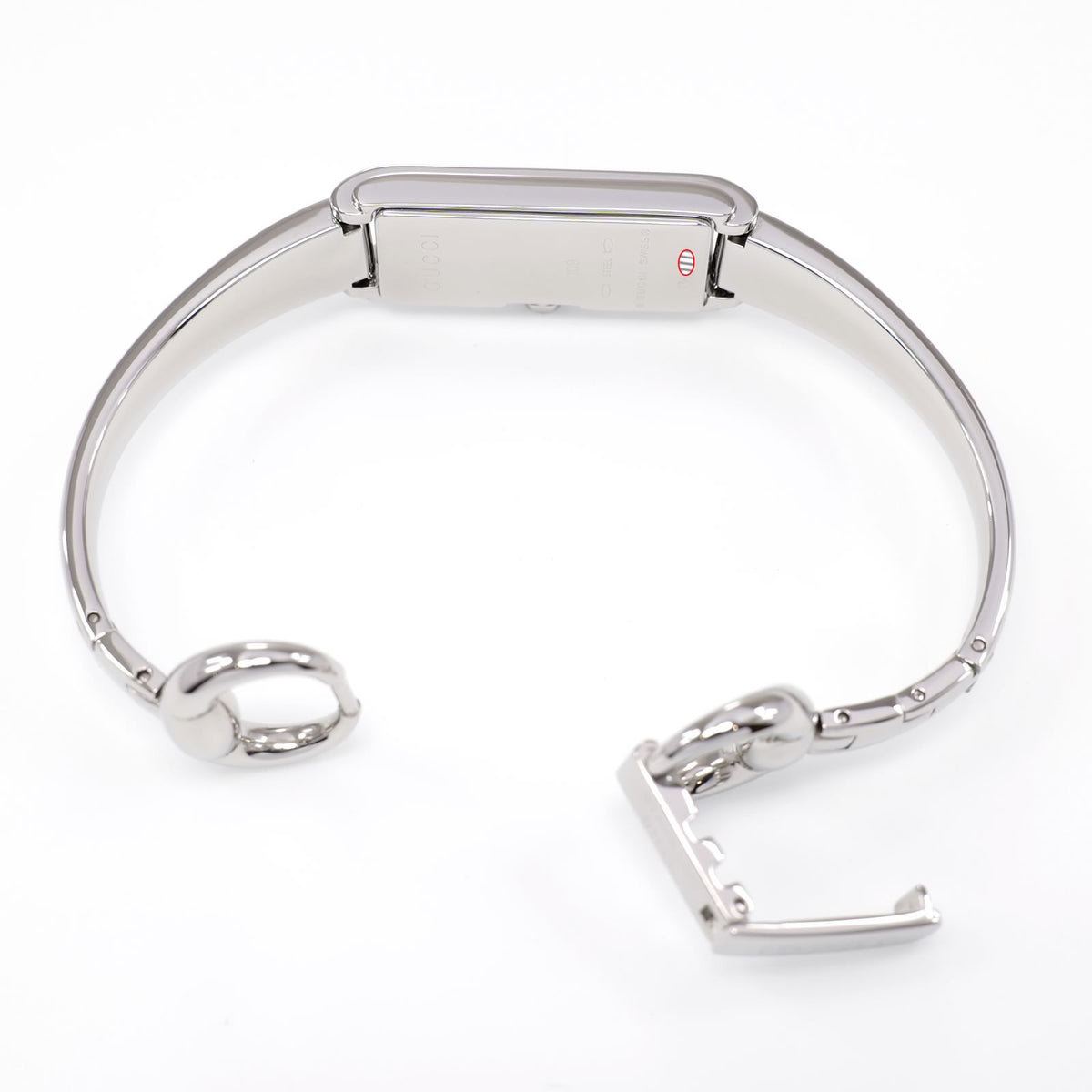 Gucci G-Line 109 stainless steel bangle clip