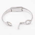 Gucci G-Line 109 stainless steel bangle clip