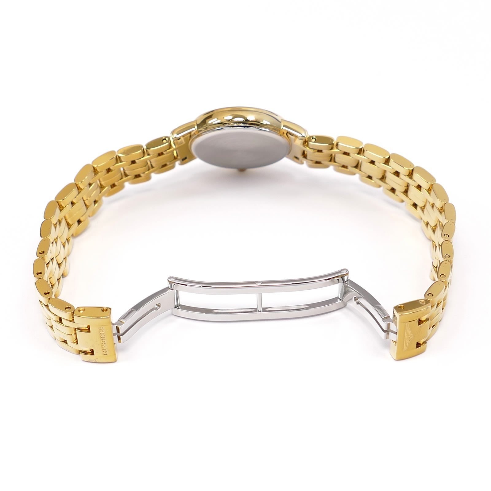 Longines Présence L4.220.2 stainless steel bi folding clasp