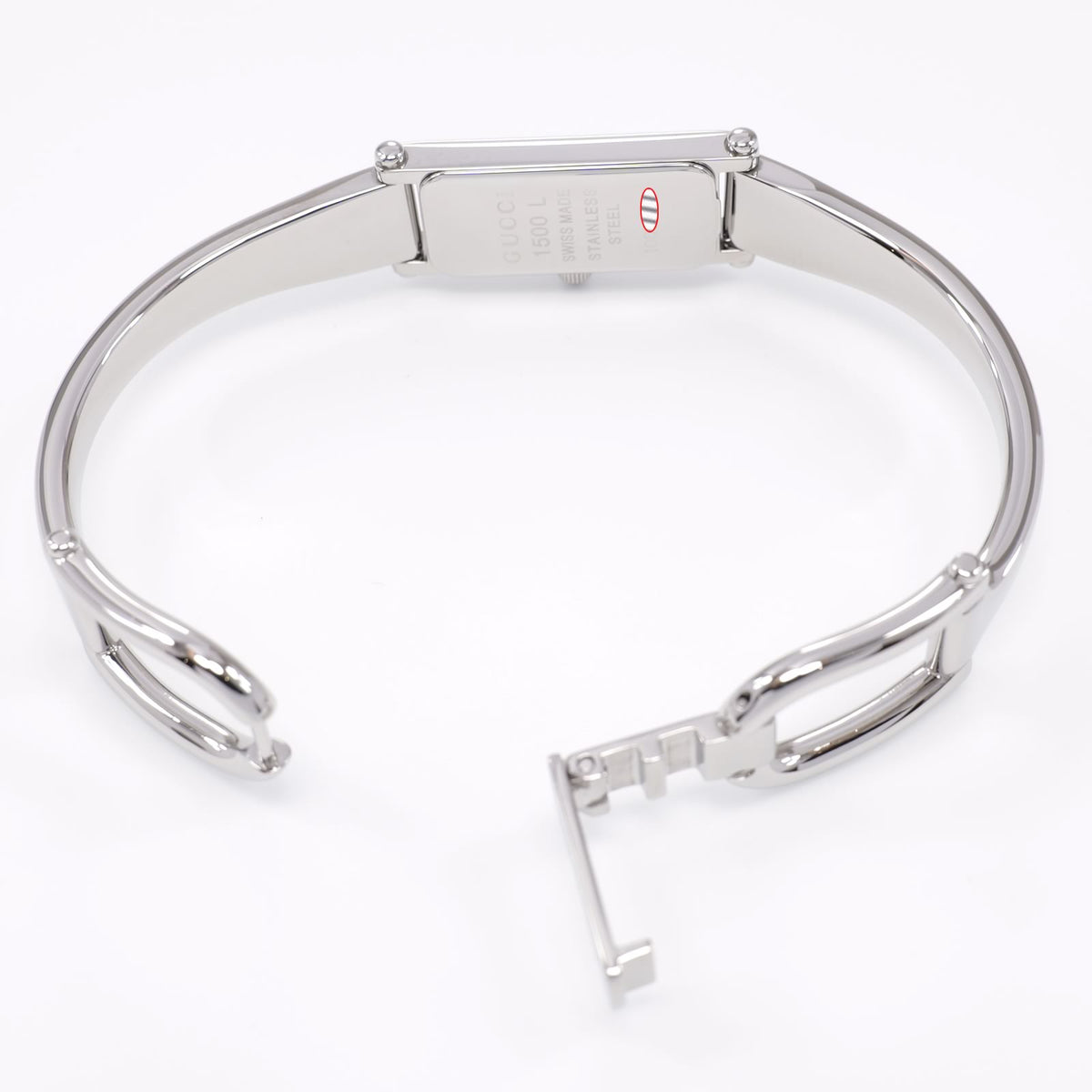 Gucci 1500L stainless steel bangle clip