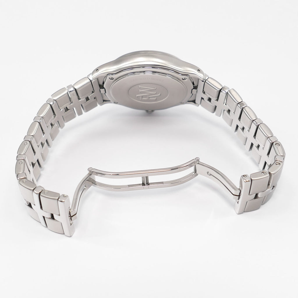 Raymond Weil Parsifal 9091 stainless steel bi folding clasp