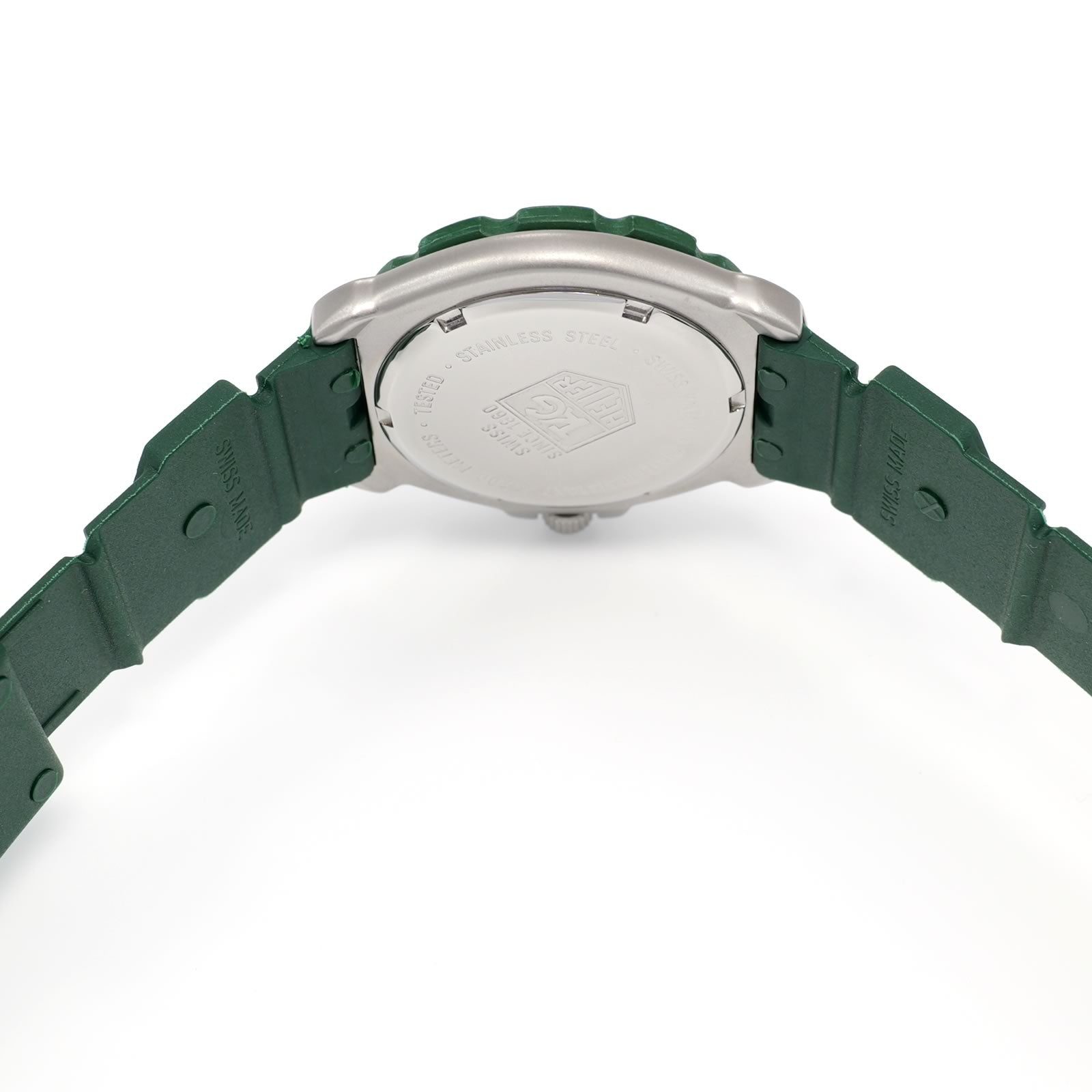 TAG Heuer Formula 1 WA1212 New green plastic two piece strap