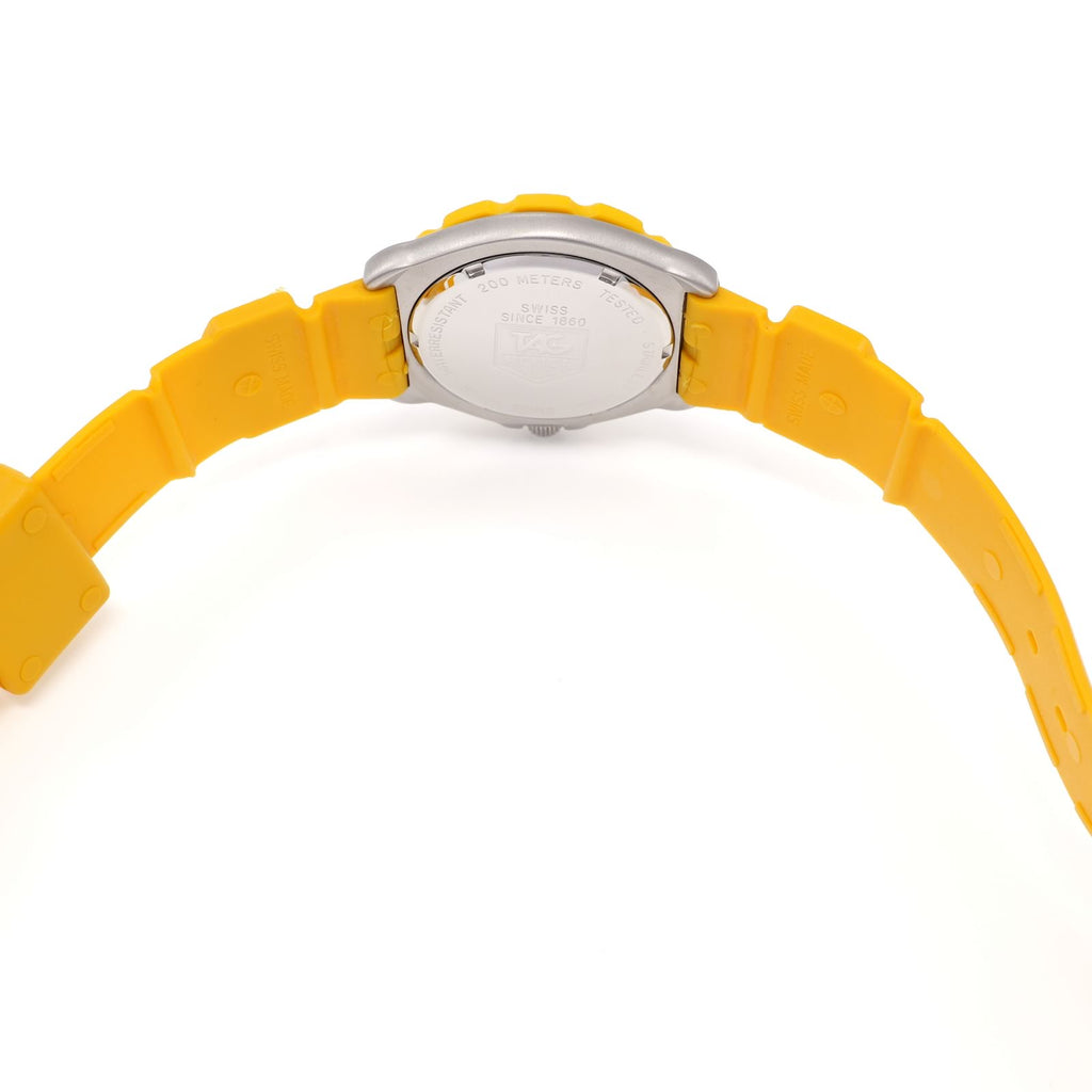 TAG Heuer Formula 1 yellow plastic strap two piece