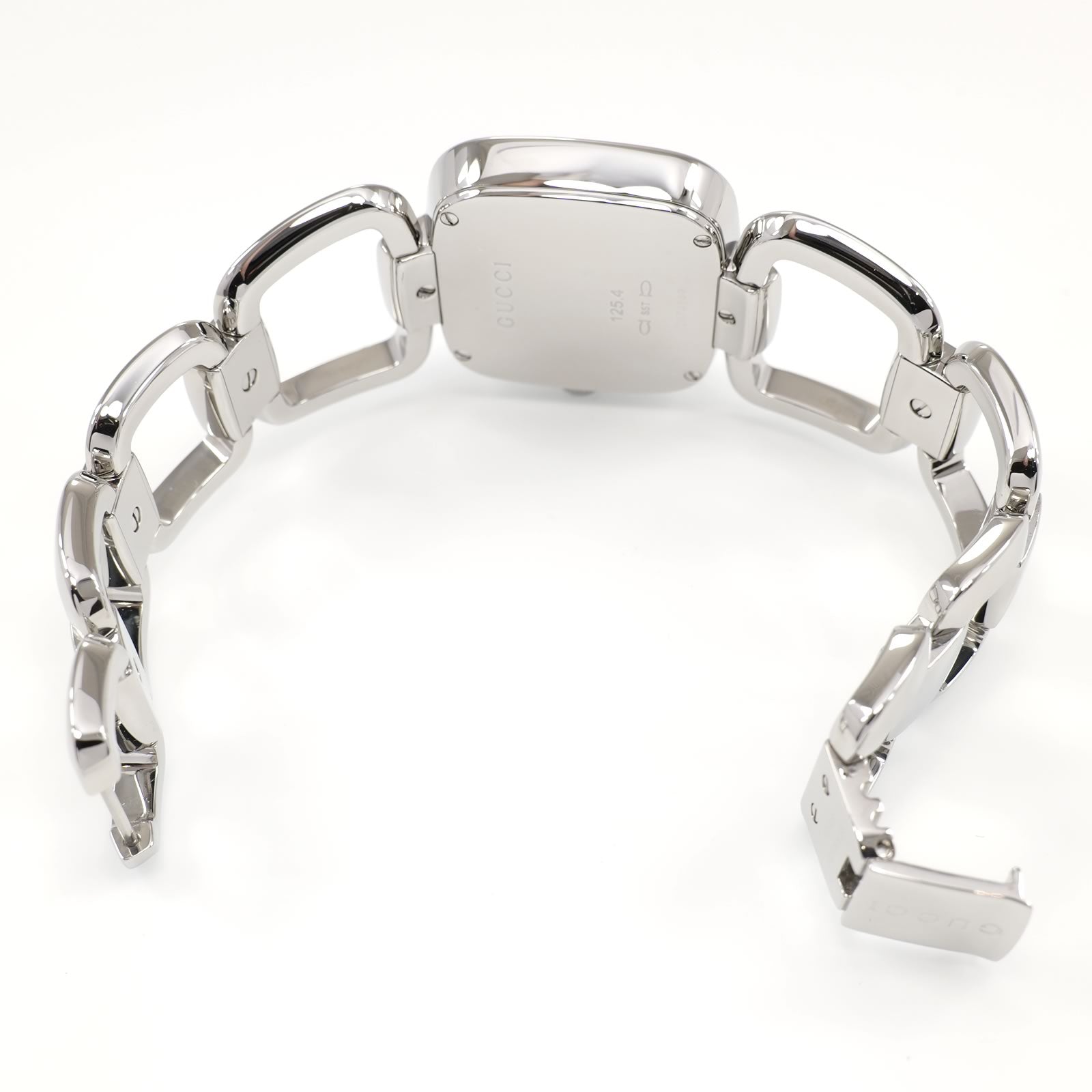 Gucci G 125.4 stainless steel bracelet clip