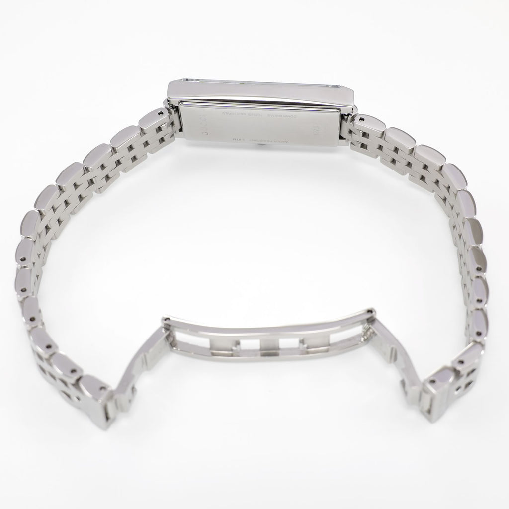 Gucci G-Frame 127.5 stainless steel bi folding clasp