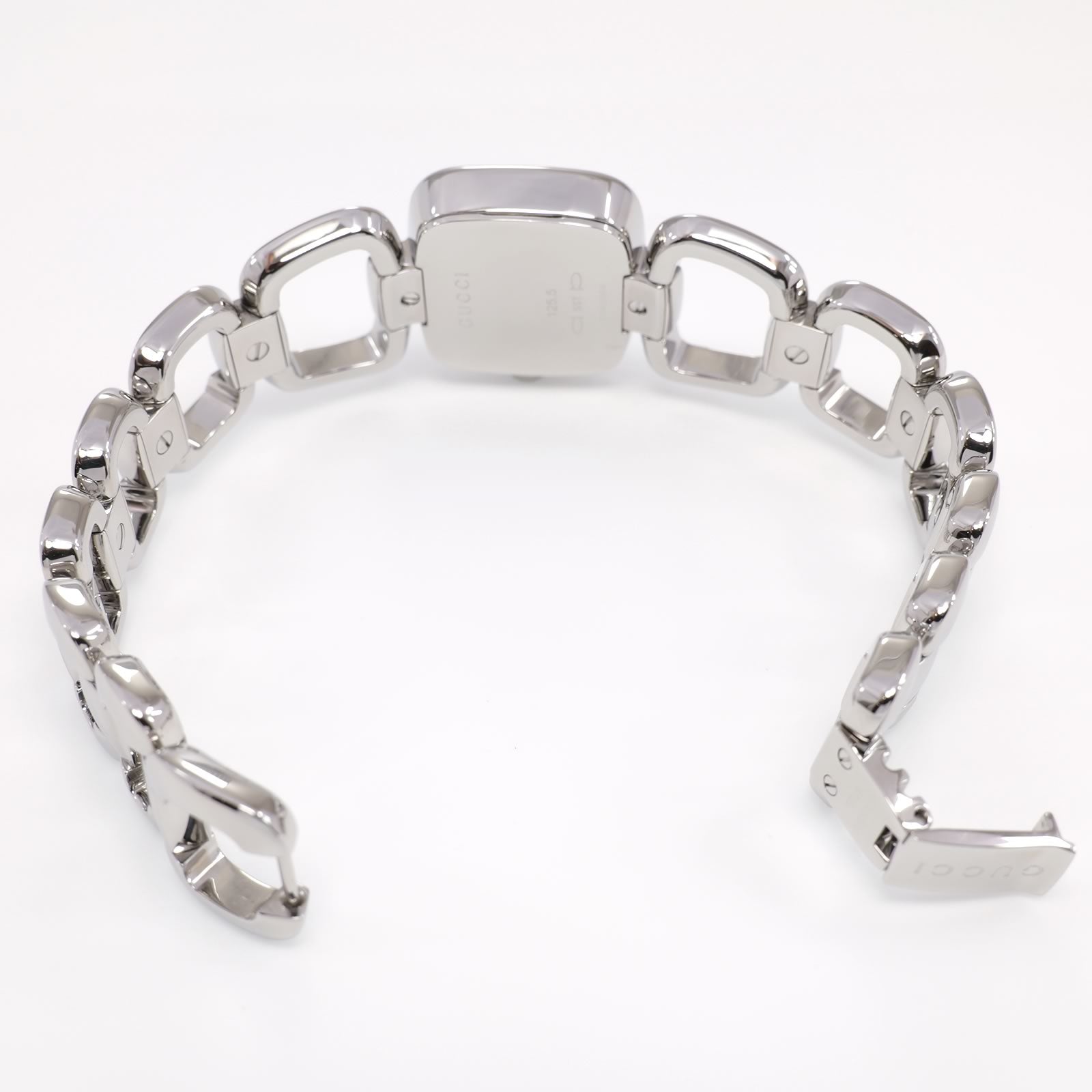 Gucci G 125.5 stainless steel bracelet clip