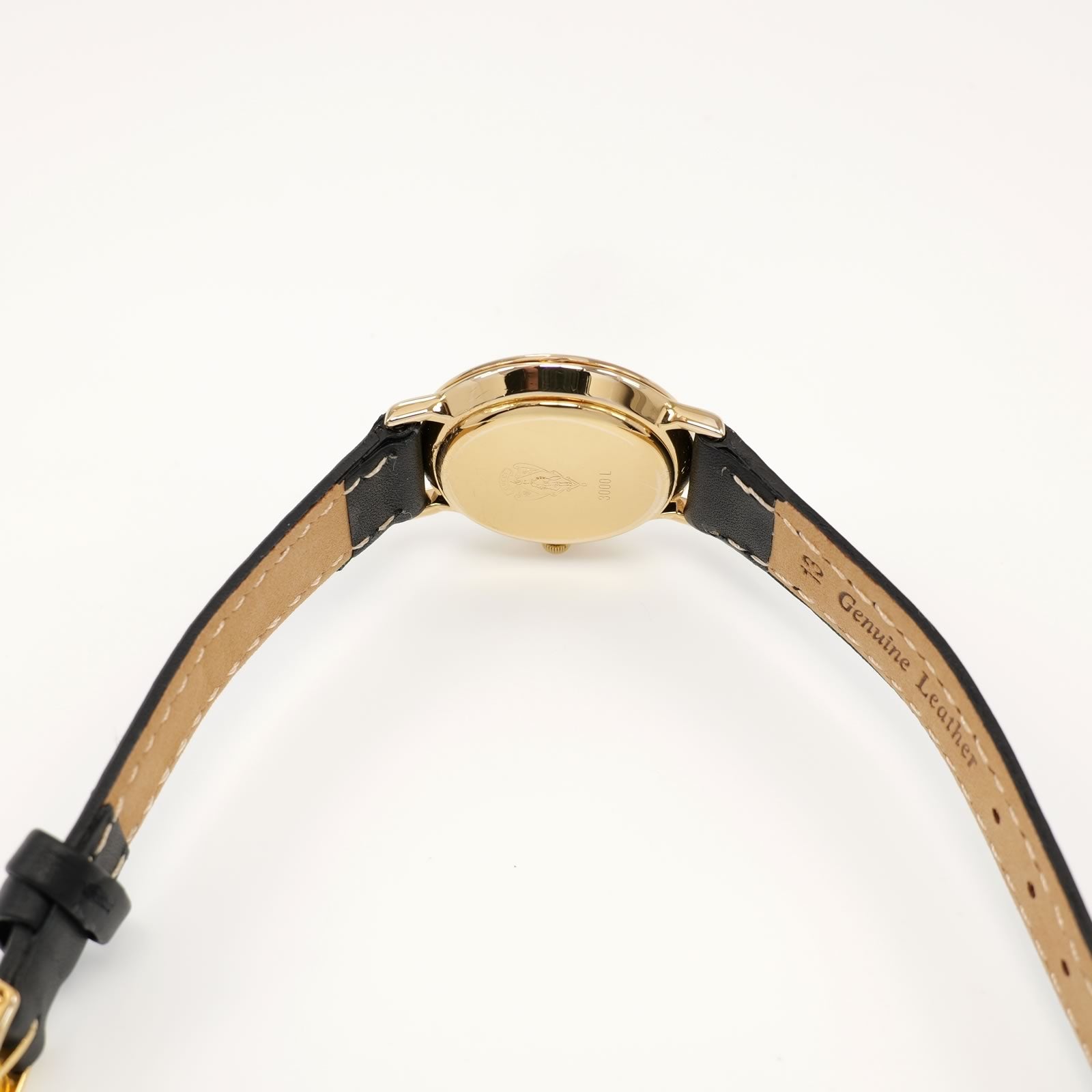 Gucci 3000L two piece Black leather strap