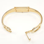 Gucci 1500L 18k Gold Plated bangle clip