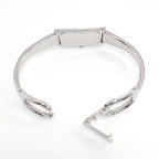 Gucci 1500L stainless steel bangle clip
