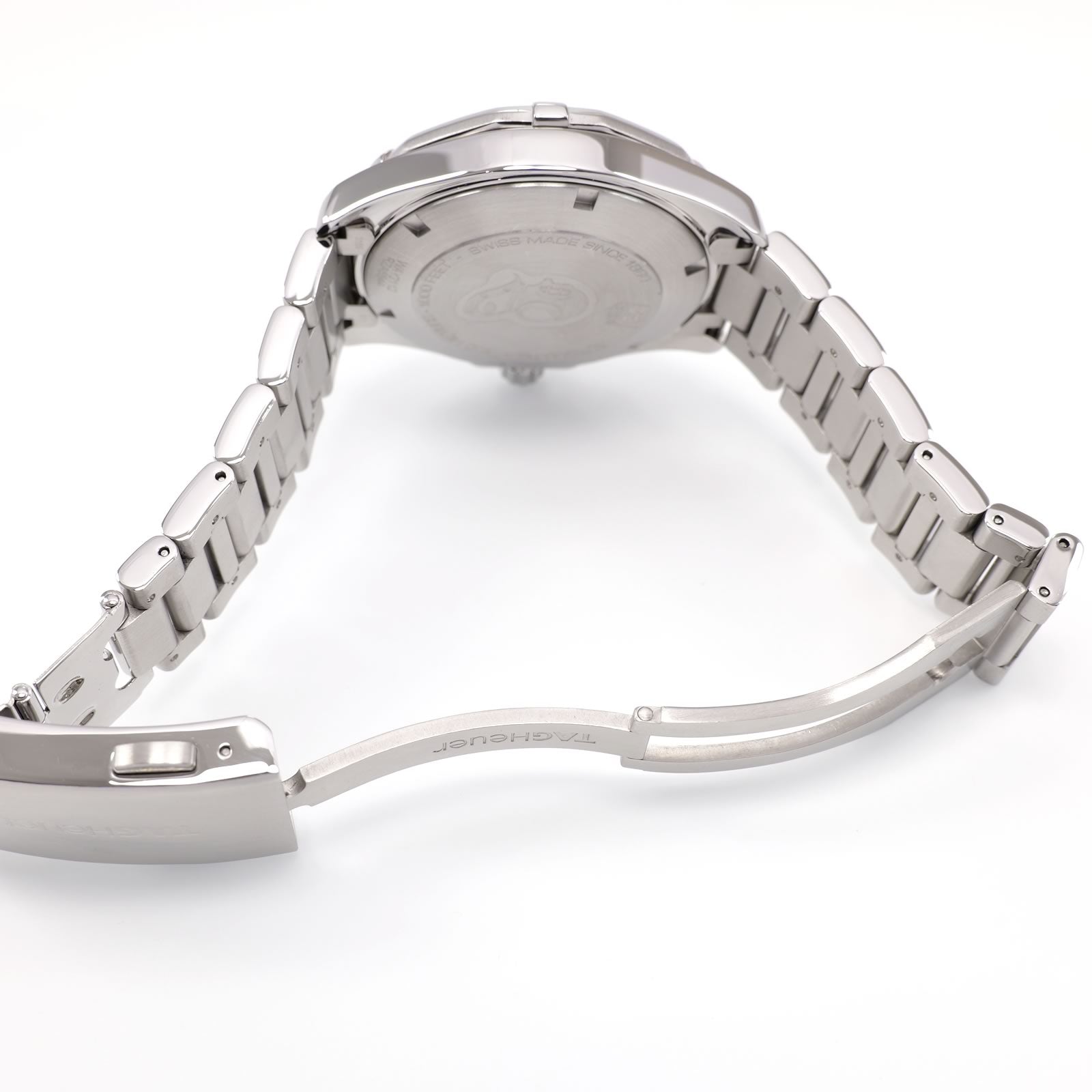 TAG Heuer Aquaracer WAY2112 stainless steel folding clasp