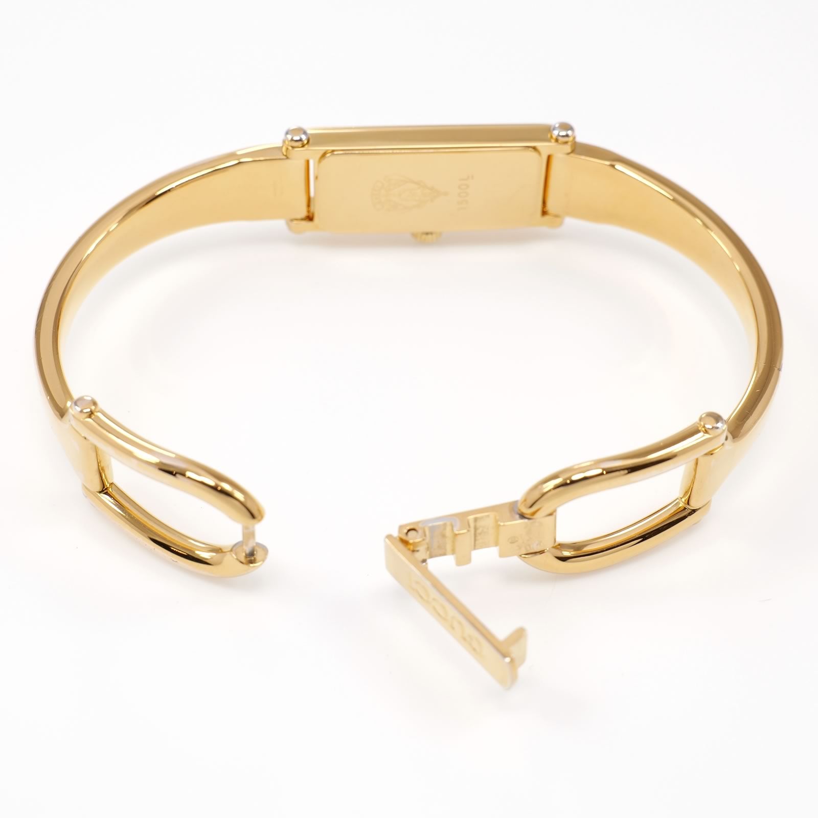 Gucci 1500L 18k Gold Plated bangle clip