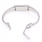 Gucci G-Line 109 stainless steel bangle clip