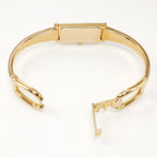 Gucci 1500L 18k Gold Plated Bangle clip