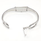 Gucci 1500L stainless steel bangle clip