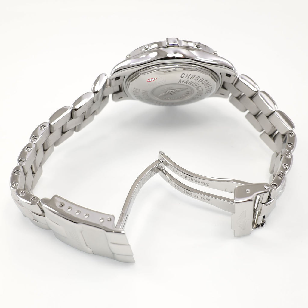 Breitling Colt Oceane A57350 stainless steel fighter folding clasp