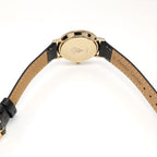 Gucci 3000M two piece black leather strap