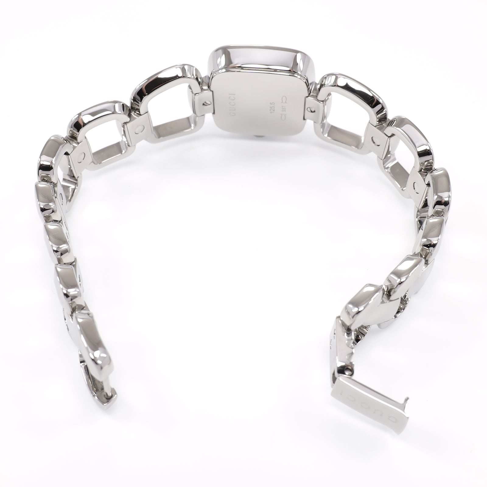 Gucci G YA125502 125.5 stainless steel bracelet clip