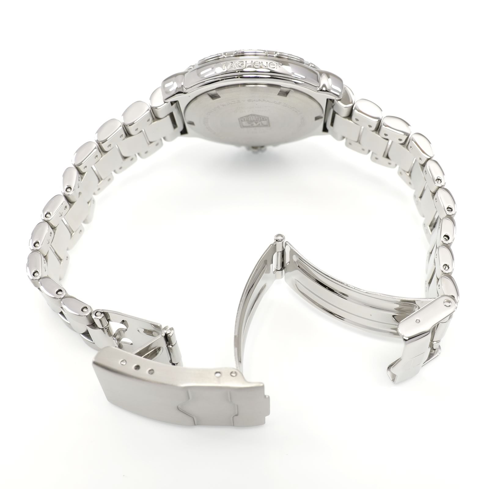 TAG Heuer Formula 1 WAC1216 stainless steel folding clasp