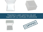 Plain watch box only and our Certificate of Authenticity