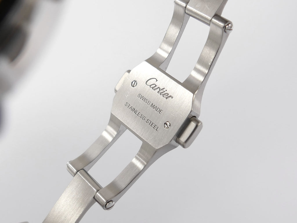 Cartier Ronde Must WSRN0035 stainless steel bi folding clasp