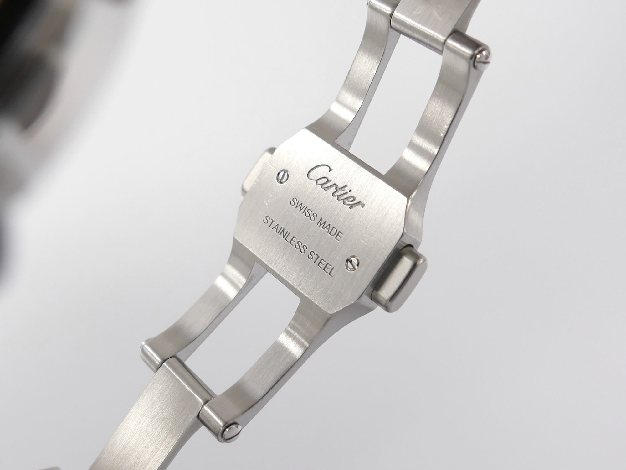 Cartier Ronde Must WSRN0035 stainless steel bi folding clasp