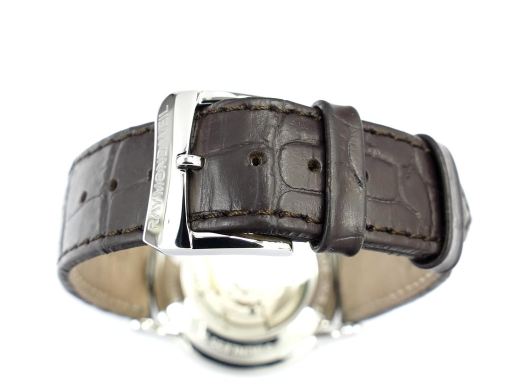 Raymond Weil Maestro 2837-SL5-65001 leather strap and buckle