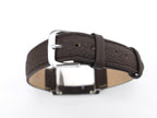 Baume & Mercier Hampton Milleis brown leather strap
