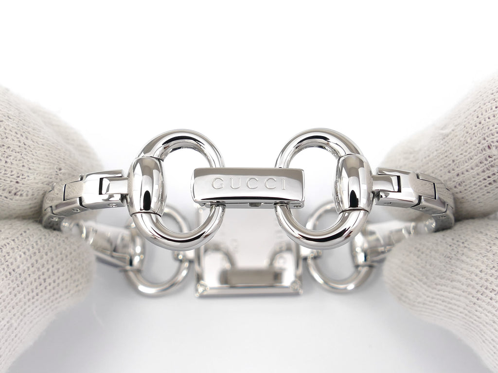 Gucci Tornabuoni 120 stainless steel bangle