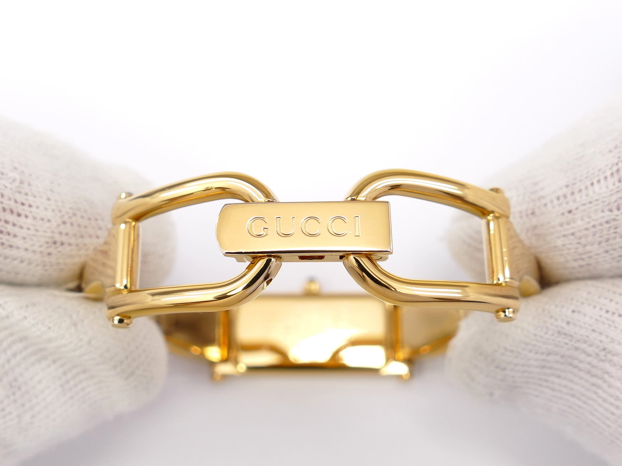 Gucci 1500L Small 18k Gold Plated Bangle