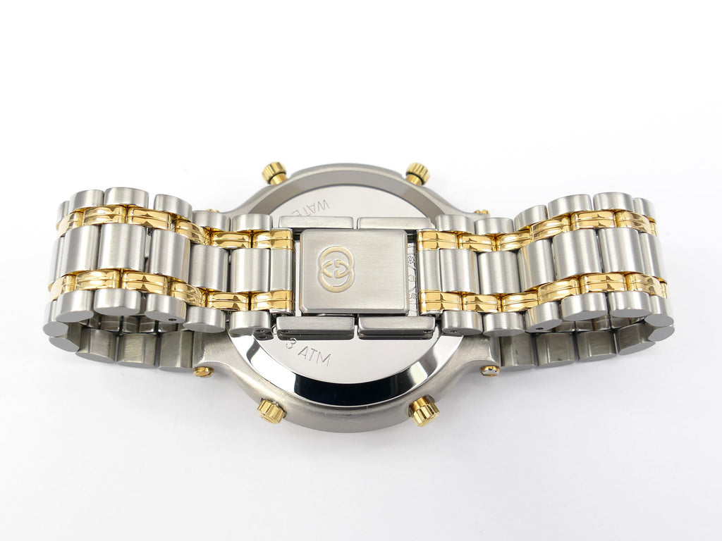 Gucci 9400 stainless steel & 18k gold plated bracelet
