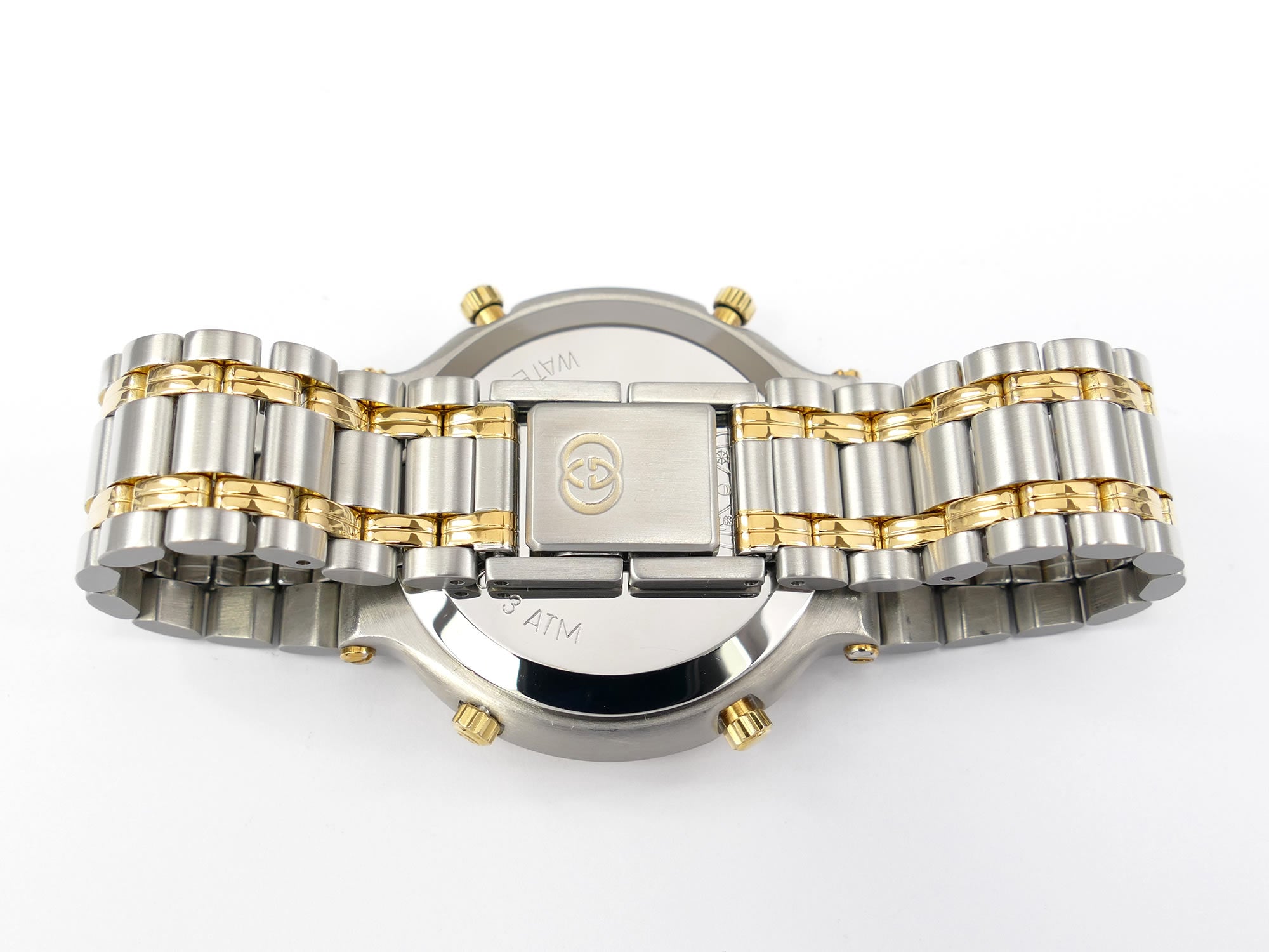 Gucci 9400 stainless steel & 18k gold plated bracelet
