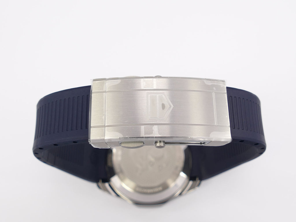 TAG Heuer Aquaracer WBP201B blue rubber FT6198 strap
