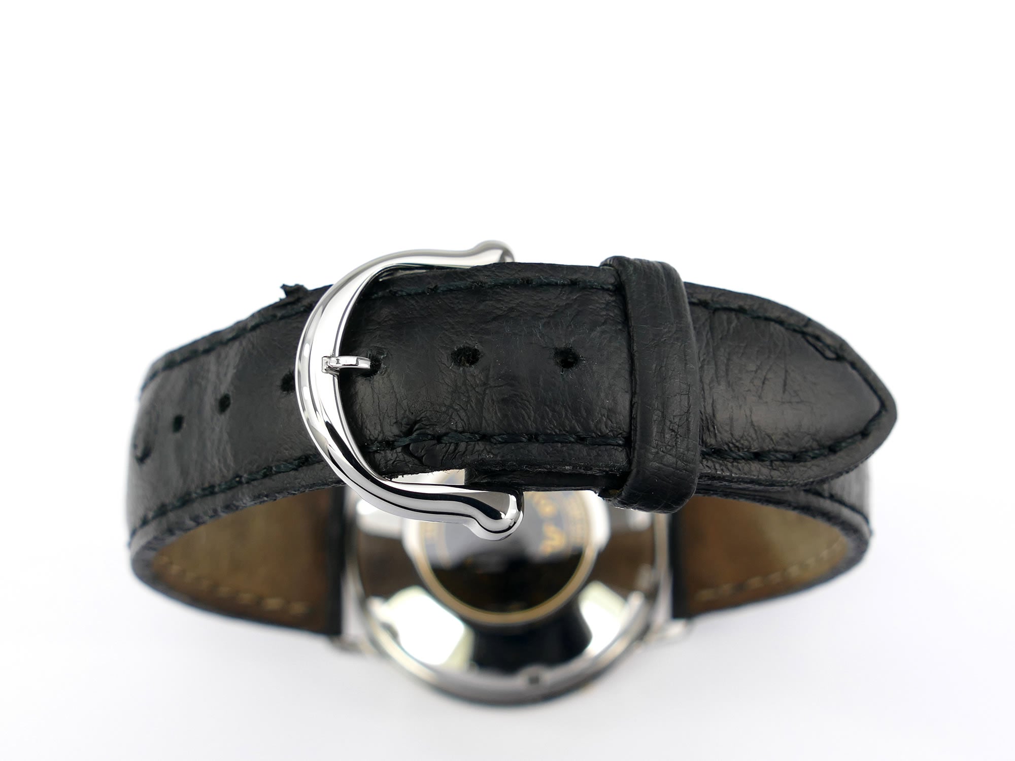 Maurice Lacroix Masterpiece Phase de Lune 02981 black ostrich skin strap
