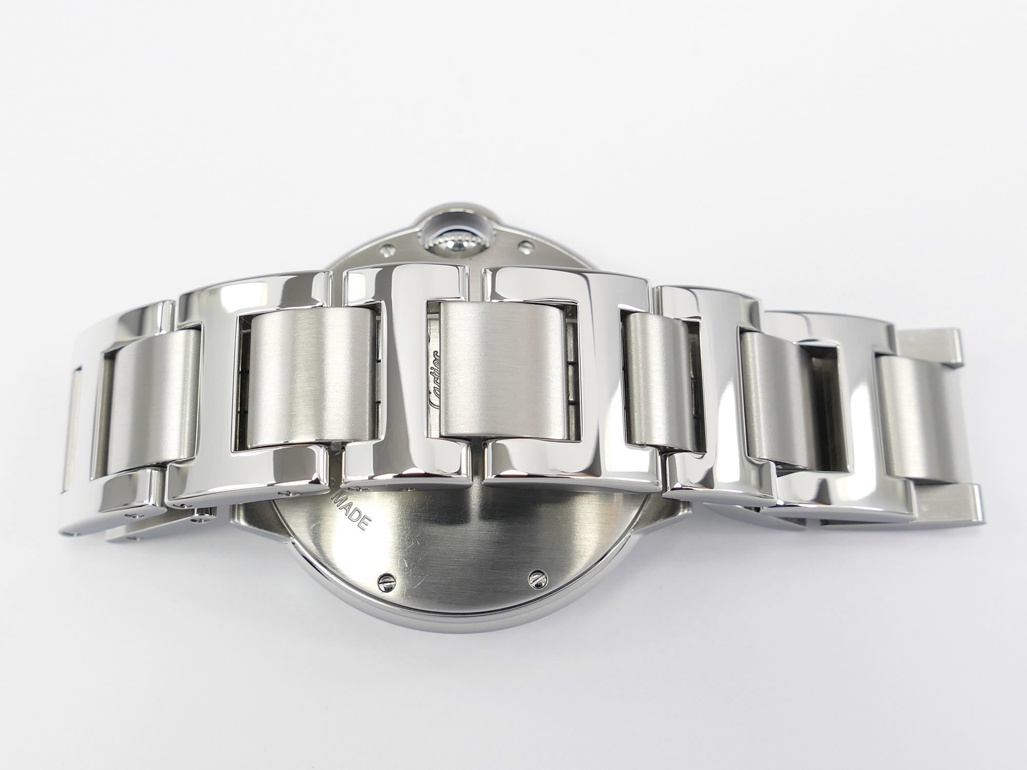 Cartier Ballon Bleu W69011Z4 stainless steel bracelet