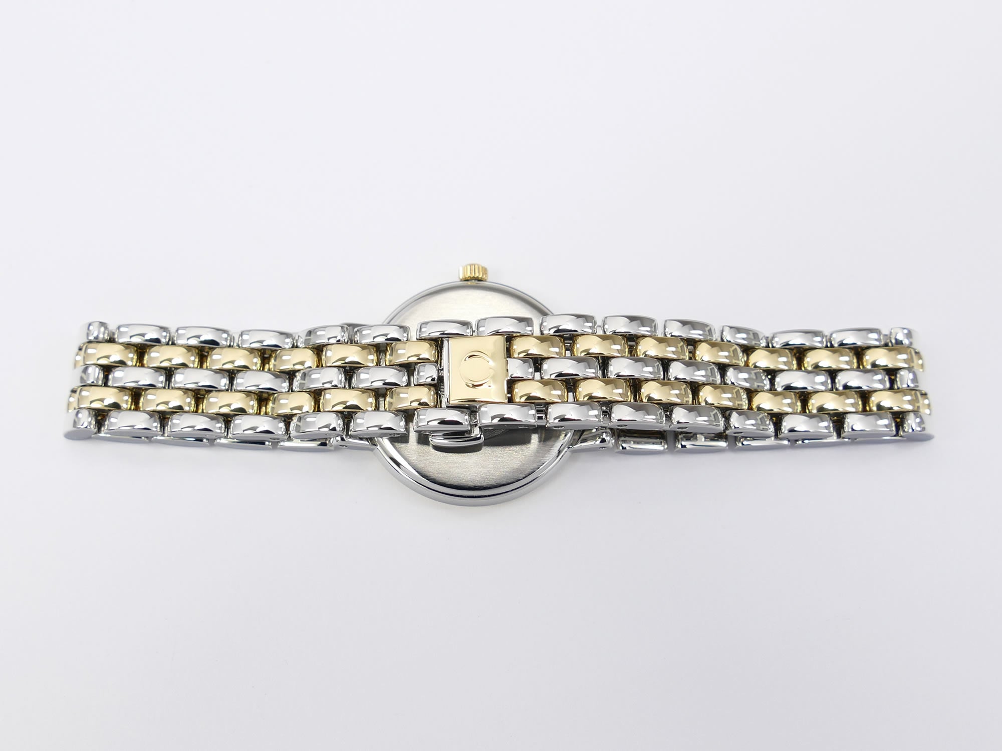 Omega De Ville 7260.33.00 Stainless Steel and 18k Solid Gold bracelet