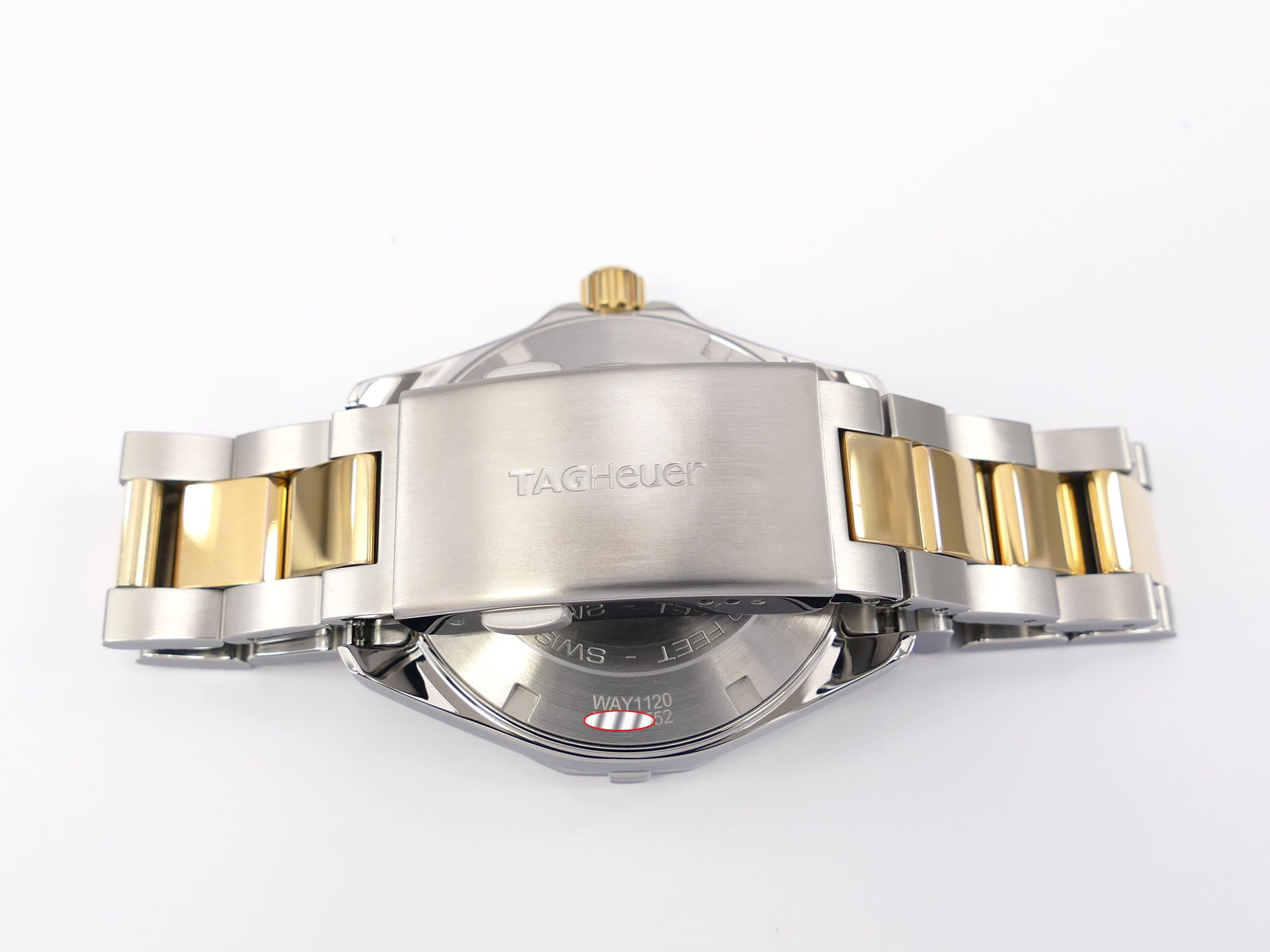 TAG Heuer Aquaracer WAY1120 stainless steel & 18k gold BB0930 bracelet