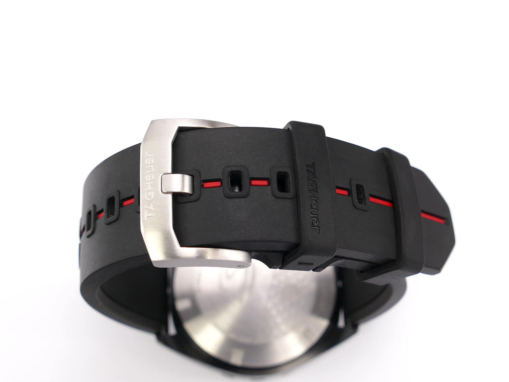 TAG Heuer Formula 1 CAZ1019 Black & red FT8027 Senna rubber strap