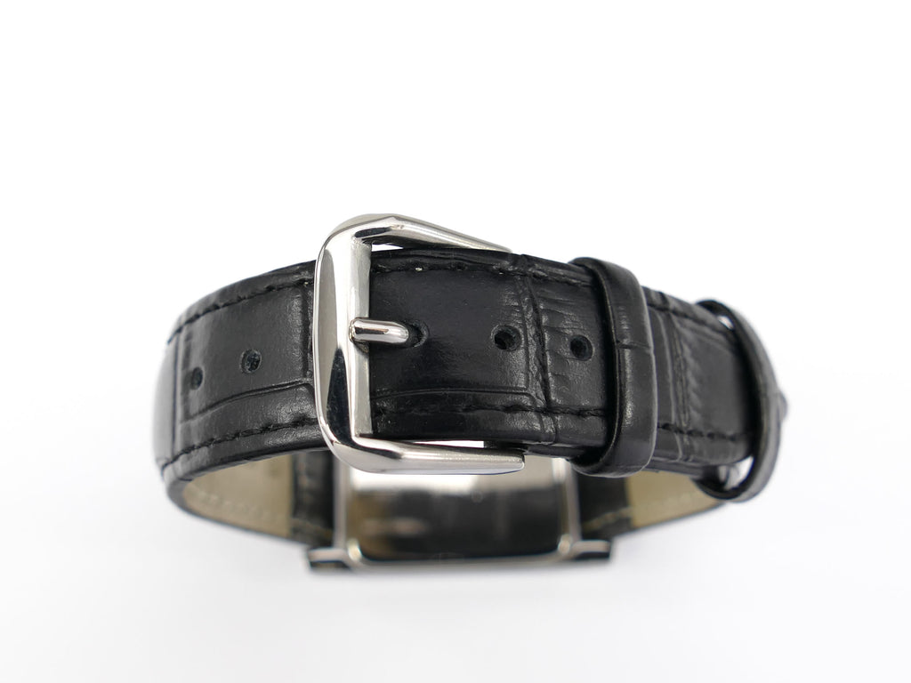 Baume & Mercier Hampton MV045063 black leather strap