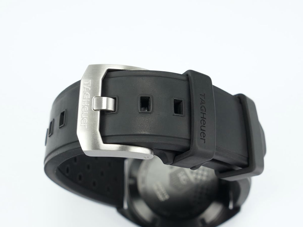 TAG Heuer Formula 1 WAZ2115 black rubber strap FT8023