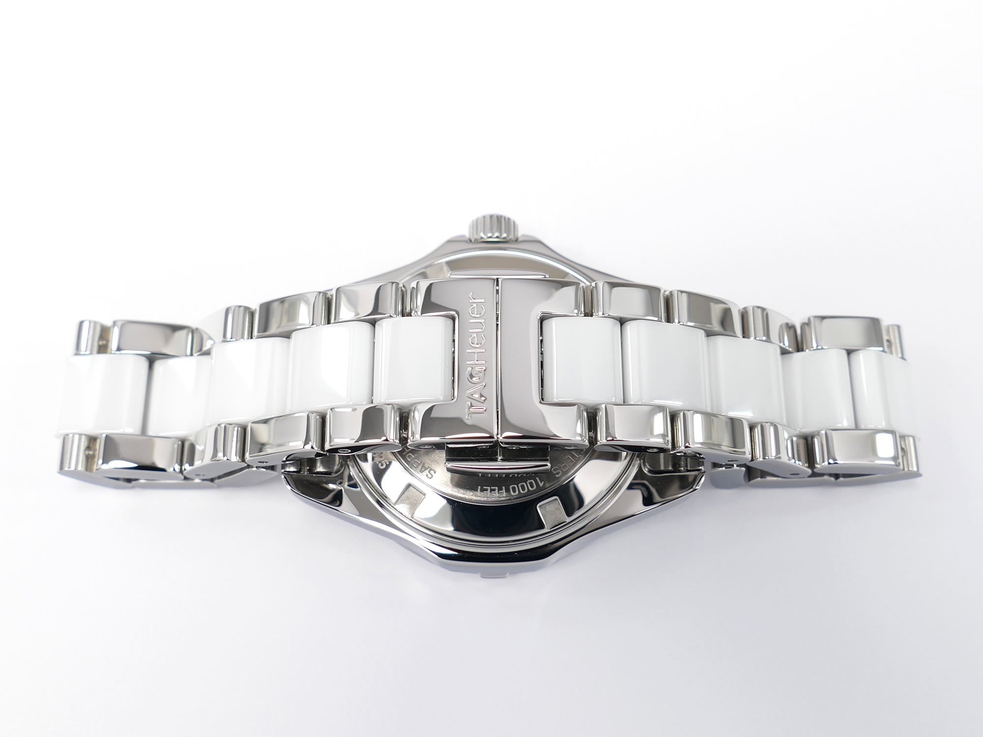 TAG Heuer Aquaracer WAY131D stainless steel and white ceramic BA0914 bracelet
