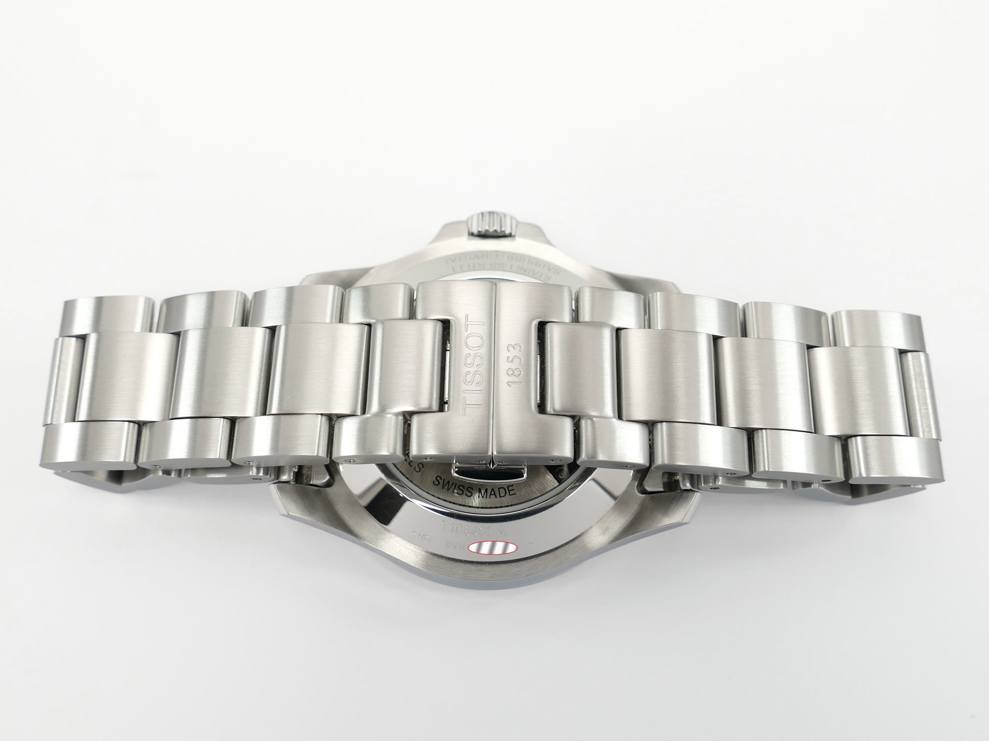 Tissot T-Sport V8 Swissmatic T106407A stainless steel bracelet