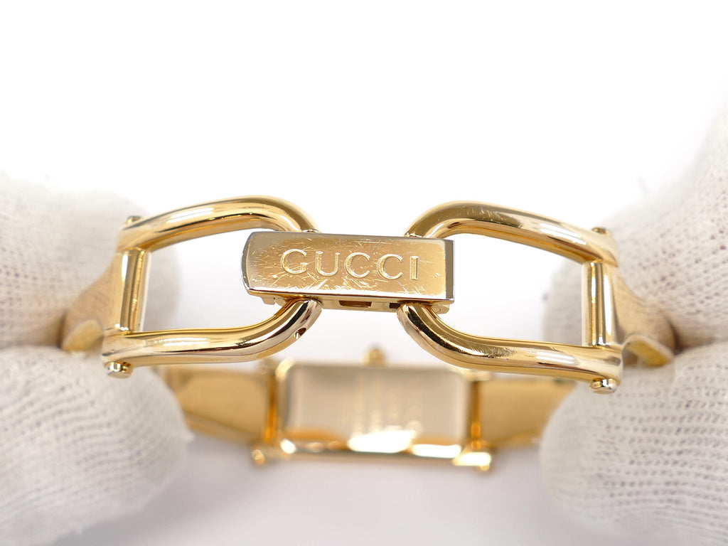 Gucci 1500L 18k Gold Plated bangle clip