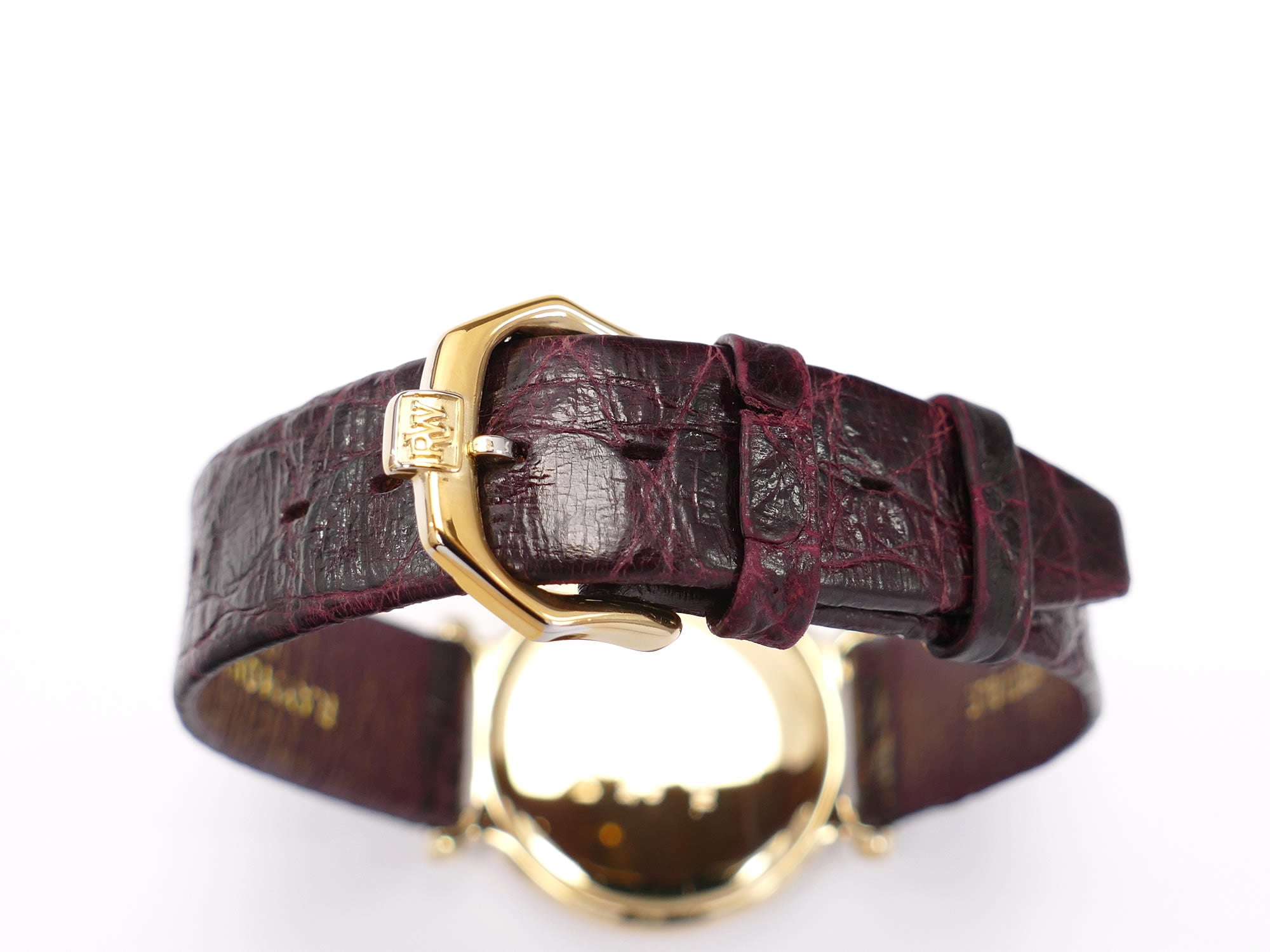Raymond Weil Traditional 9136 18k Gold Plated tang buckle